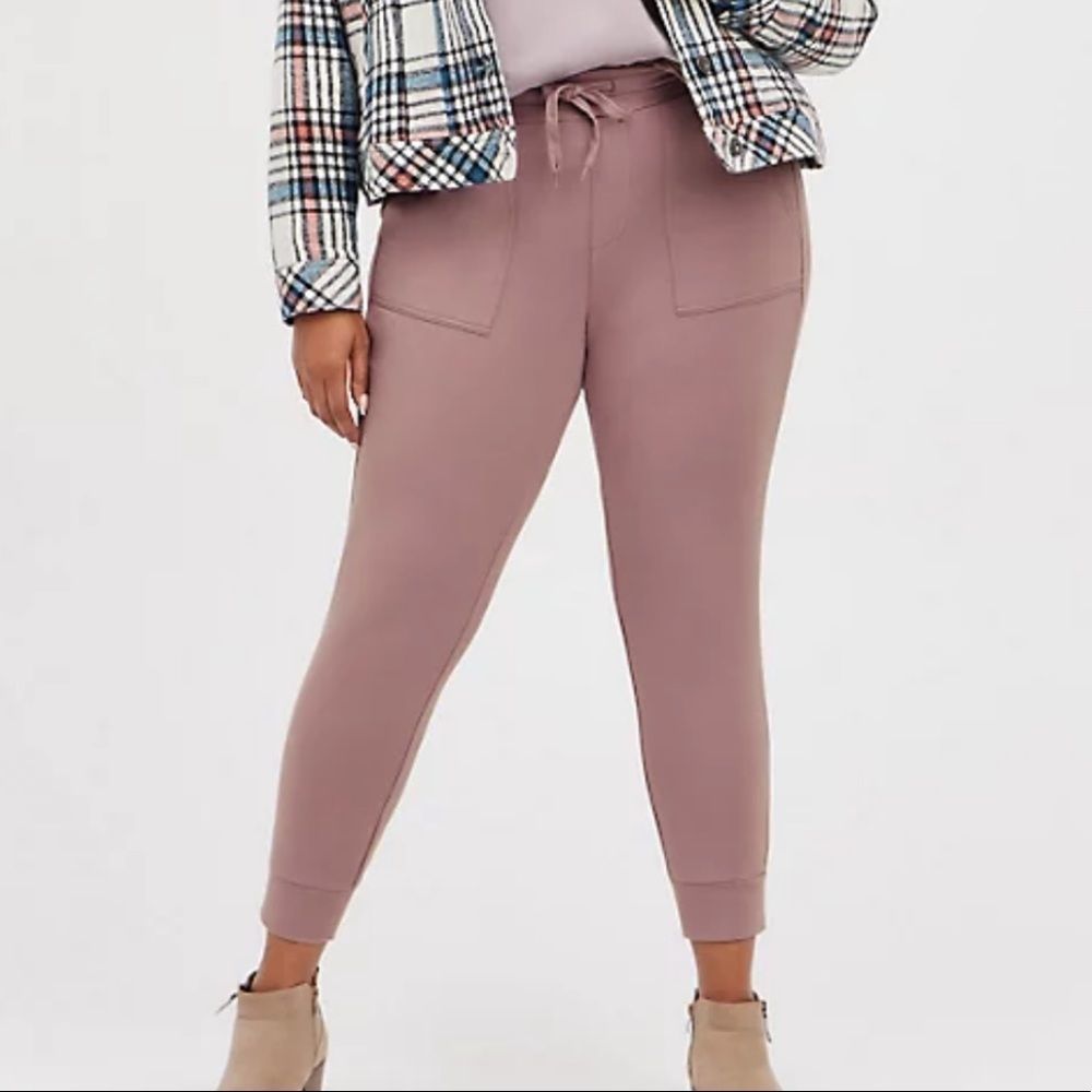 Torrid CLASSIC FIT JOGGER SUPER SOFT FLEECE PURPLE